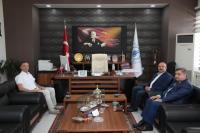 Görevinden Ayrılan Balıkesir Adalet Komisyonu Başkanı Fatih Aksoy’dan Üniversitemize Veda Ziyareti